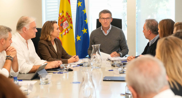 Alberto Núñez Feijóo en el Comité de Dirección del Partido Popular