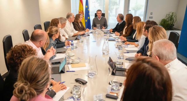 Alberto Núñez Feijóo en el Comité de Dirección del Partido Popular