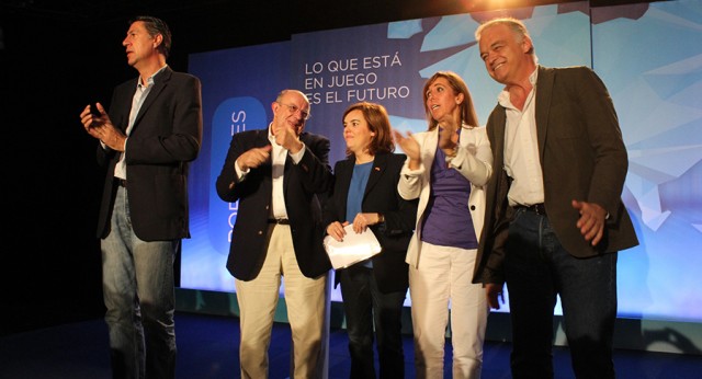 Acto de cierre de campaña en Cataluña