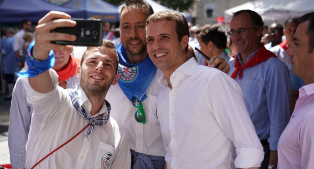 Pablo Casado visita Vitoria