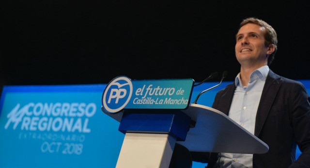 Pablo Casado, clausura el XIV Congreso Regional del PP de Castilla-La Mancha