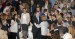 Llegada del Presidente del Gobierno y del PP, Mariano Rajoy junto a Mª Dolores de Cospedal