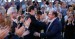 Mariano Rajoy saluda a Pedro Antonio Sánchez a su llegada al acto