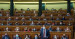 Teodoro García Egea hoy, en la sesión de control al Gobierno en el Congreso